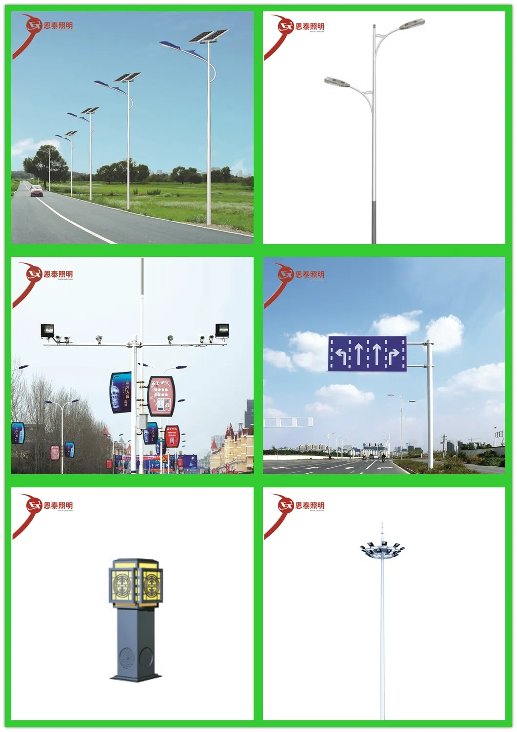 H10m Q235 Single Arm Traffic and Telescopic CCTV Camera Mast Steel Pole for Monitoring