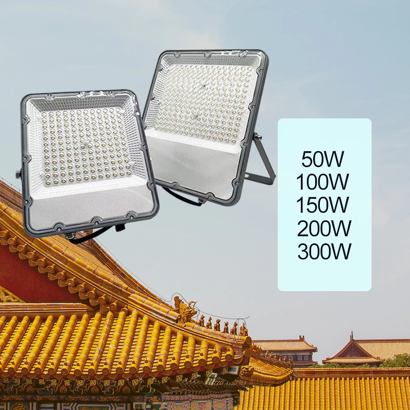 Floodlight Aluminum 50W 100W 200W Waterproof IP66 AC85-265V Project Tungsten Lamp Outdoor LED Flood Light