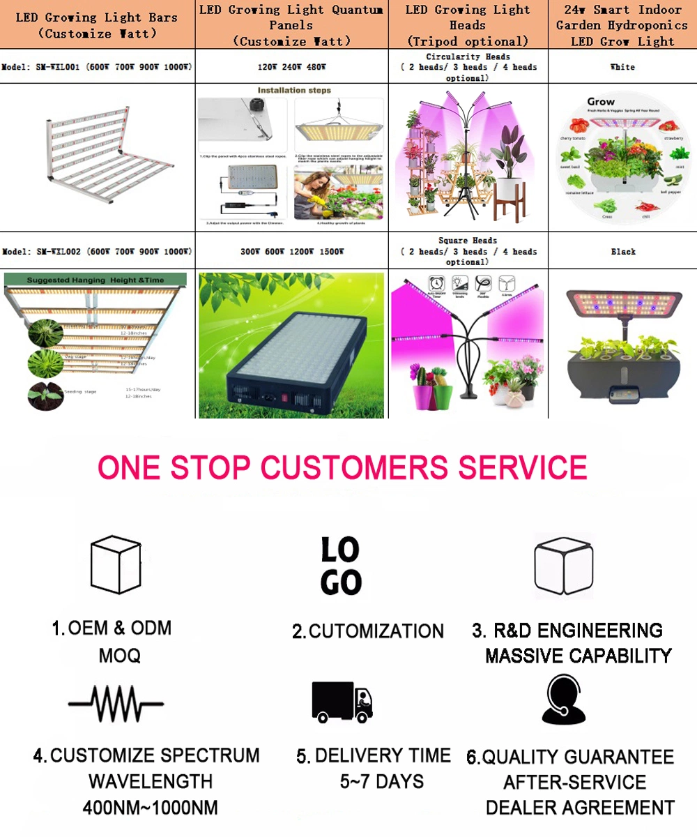 Smart Mini Garden Kit Full Spectrum 24W Grow Light Smart Garden LED Grow Light 4L Water Tank 9 Pods Hydroponic System for Home