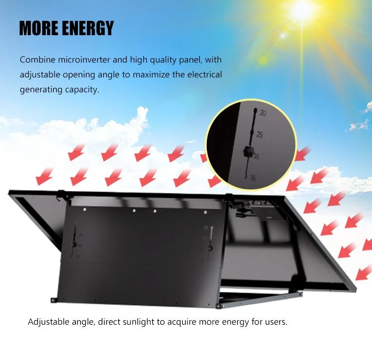 Balkonkraftwerk European Warehouse Balcony Solar Panel Balcony Solar Power Plant 600W Solar Balcony System