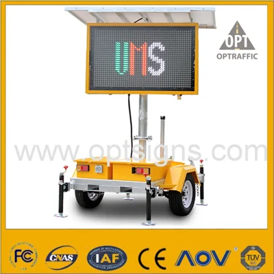 Portable Purcahse Rechargeable Battery Powered Road Traffic Management LED Sign