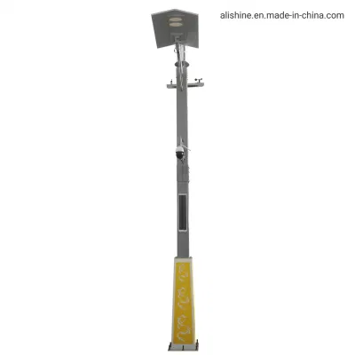 Solar Street Light Smart City Pole with Monitoring and Environmental Function